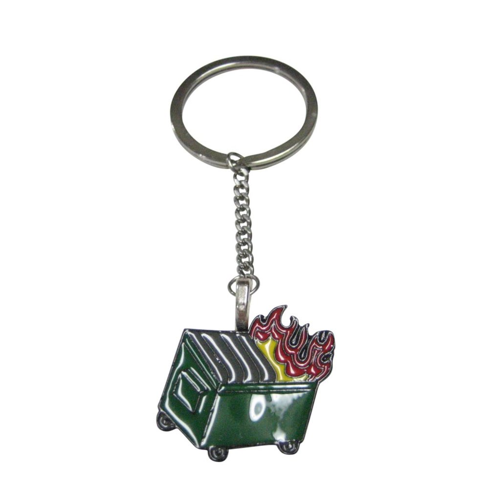 My Life Is A Dumpster Fire Pendant Keychain